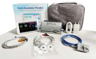5.5 inch screen portable 6-parameter  monitor Human/VetVital Signs Monitor