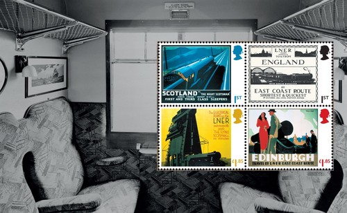 Timbres écossais volants livre de timbres prestige de Royal Mail - Photo 5/6