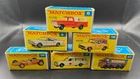 6 (BOXES ONLY) Vintage Original Lesney Matchbox Die-Cast Car - High Grade