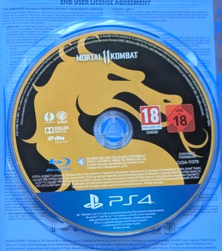 Mortal Kombat 11 PS4 как новый диск в коробке совместимый с PS5 - Изображение 3 из 4