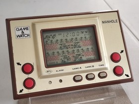 Nintendo MH-06 Manhole LSI Game and Watch Used Japan Vintage Retro #04465116