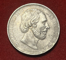 Netherlands 2-1/2 Gulden 1874 Silver Coin KM#82 T10105