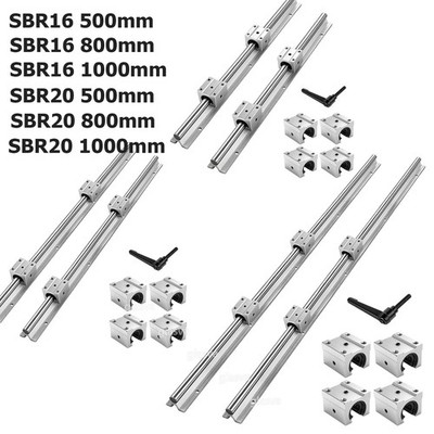 Linearführung SBR12/16/20/25 Gleitschiene SBR12/16/20UU Linearblock Lagerblöcken