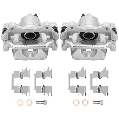 For Toyota Highlander 2008-2013 Rear Brake Calipers Pair with Bracket 19B3351