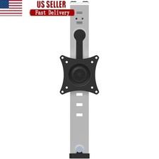 Cubicle Monitor Mount 34in Adjustable Hanger VESA Compatible Swivel Tilt Rotate