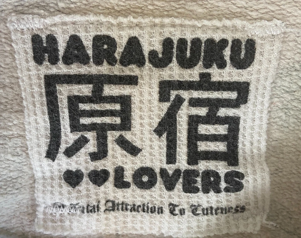 Sudadera con Capucha Harajuku Lovers Gwen Stefani Jóvenes Niñas Pequeña De Colección Cremallera Completa Foto 4 de 4