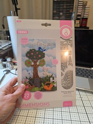 Tonic Studios Wilderness Adventure Garden  Paper Piecing Forest Animals Dies Set