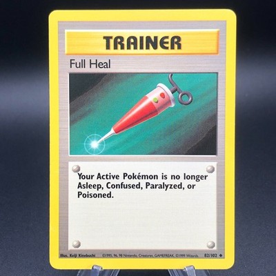 Pokemon Full Heal 82/102 - Base Set - NM Uncommon - 1999 English Vintage WotC