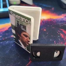 Miniature Severance VHS, Mini Video Cassette Tape w/ Case