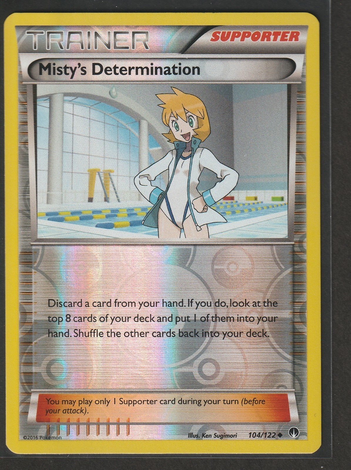 Misty's Determination 104/122 Breakpoint Reverse Holo NM