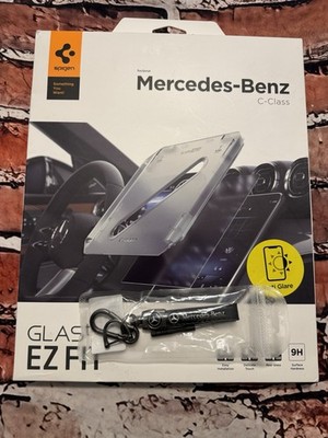 Spigen GLAStR EZ Fit Matte Tempered Glass Screen Protector C Class/ Keychain