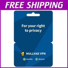 Effortless 12-Month VPN Protection for 5 Devices - Strong Encryption Included