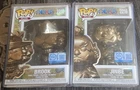 One Piece Bronze Funko Statue Brook Jinbe Pop! Plus Sealed In Protectors