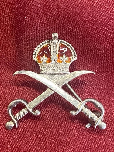 WW1/2 Army Physical Training Corps silver Enamel Sweetheart Brooch with fixing