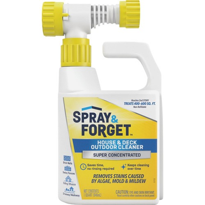 #ad Spray amp; Forget 32 Oz. Hose End Sprayer House amp; Deck Outdoor Cleaner SFDHEQ06 $22.88