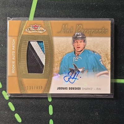 Upper Deck Fleer Showcase Hot Prospects Auto Patch /499 Joonas Donskoi #151