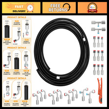 26pcs 9.5ft Ac Hose Fitting Kit - 6 8 10 Hoses Fittings Pipe Cutter