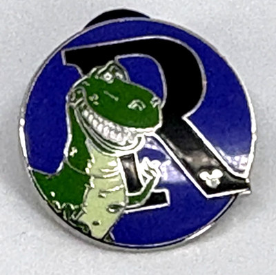 WDW Pin TOY STORY Rex ''R'' Alphabet Collection Pin 2009 Walt Disney World