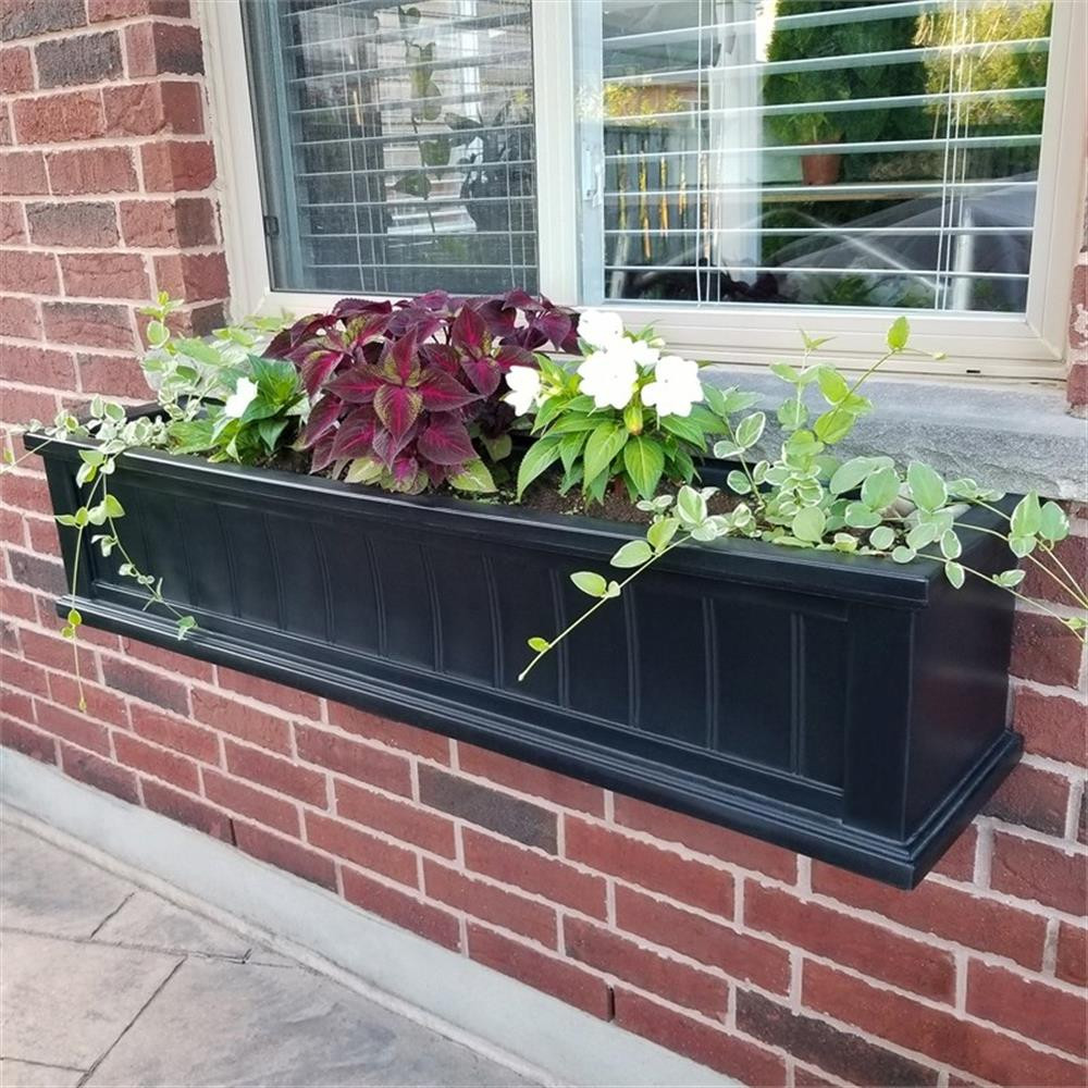 Mayne Cape Cod 4ft Weatherproof Coastal Plastic Window Box in  display picture 1