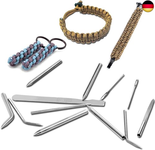 Senhai Edelstahl Nähnadel, Paracord FID Nadel mit Stoffbeutel, Paracord - Bild 8 von 9