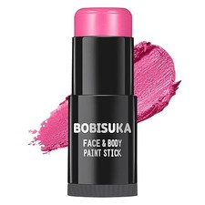 BOBISUKA Pink Face Body Paint Stick, Waterproof Pink Eye Black Sticks B0BZ8JDL4Z