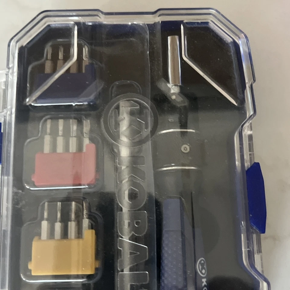 KOBALT 18 Pc DOUBLE DRIVE Mini Micro PRECISION SCEWDRIVER SET +Ext Bar Bits Case - Image 4 of 4
