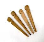 Oak Tent Pegs - Reenactment - Set of 4 Pieces