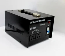 Topow ST-3000 Transformer Power Converter 1000W Voltage Conversion  (3361734)