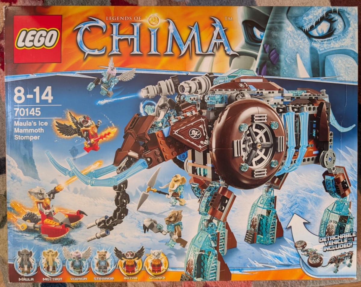 LEGO LEGENDS OF CHIMA: Maula's Ice Mammoth Stomper (70145) for