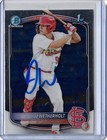 JJ Wetherholt Autographed 2025 Bowman Chrome Prospects BCP22 Rookie Card — photo 1