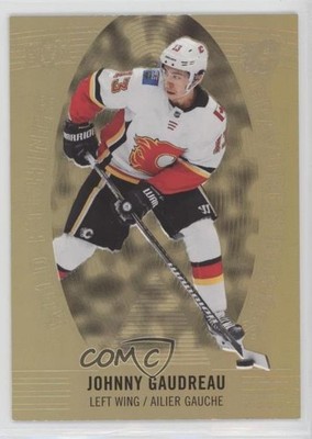 2019-20 Tim Hortons Collector's Series Gold Etchings Johnny Gaudreau #GE-5 0ob8