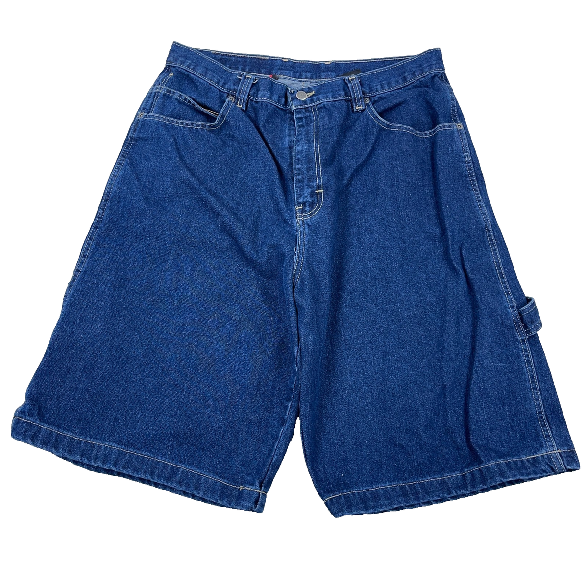 Vintage Y2K Carpenter Shorts Men 36 Baggy Denim Jorts Jean Wide