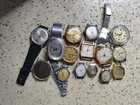 LOT 15 VINTAGE HAND WIND  SWISS & Russia WATCH  NOT Work  FOR PART