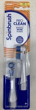 Spinbrush VTG NEW PRO CLEAN Replacement Heads Electric Toothbrush Refills 2
