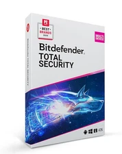NEW Sealed Bitdefender Total Security 2025 5 Devices 2 Yrs No Box- Sealed Sleeve