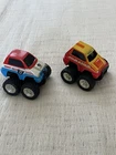 Tonka Turbo Tricksters Pull Back Racers Takara Lot of 2 Vintage Rare eight ball