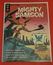 Mighty Samson #4 Gold Key Comics 1965 New Bag and Board