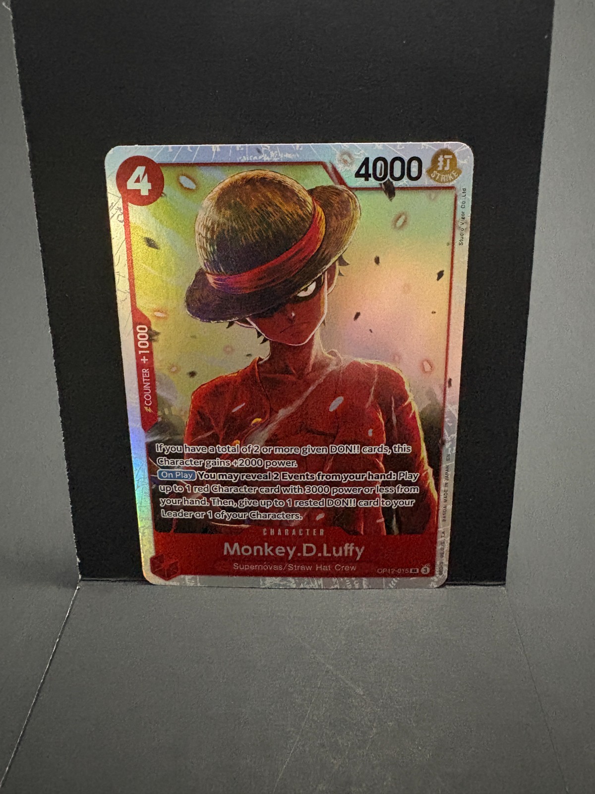 Monkey.D.Luffy OP12-015 Legacy of the Master Foil