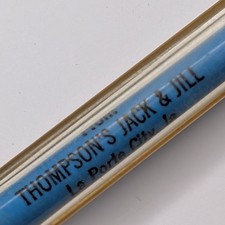 Vtg Thompson's Jack & Jill La Porte City IA Ball Point Pen Advertising G15