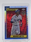 MOOKIE BETTS 2025 TOPPS CHROME 1990 RED LOGOFRACTOR #90CB-8 DODGERS /5 Q3562