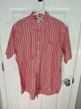 Vintage 2004 Brooks Brothers Striped Short Sleeve Sport Shirt L