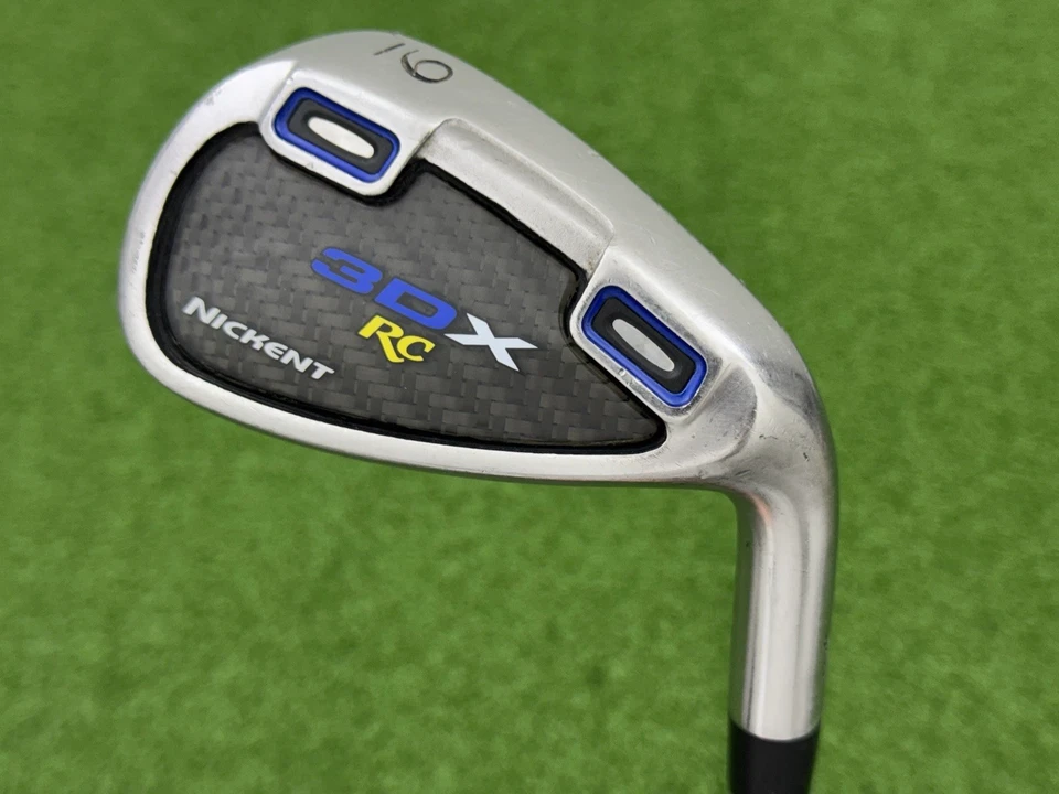 Nickent Golf 3DX RC (9) IRON Right Handed Steel Uniflex Shaft Original Grip Used - Image 2 of 4