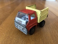VINTAGE 1970 MARX MINI BOX DUMP TRUCK PRESSED STEEL TOY MADE IN JAPAN