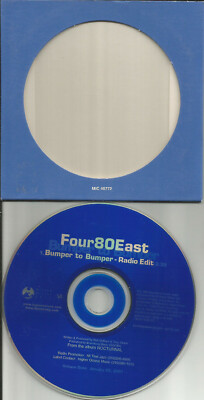 FOUR80EAST Four 80 East Bumper to w/ RARE RADIO EDIT PROMO DJ CD single 2001 USA