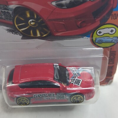 Hot Wheels Subaru WRX STI レッド 10/10 Hot Wheels HW Digital Circuit 10/10 (2015) Red Subaru WRX
