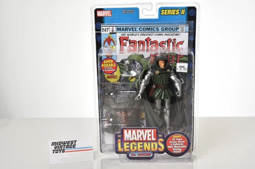 Toybiz Marvel Legends Serie II 2 Dr Doom Toy Biz Sellado 2002 Nuevo en Paquete NUEVO 