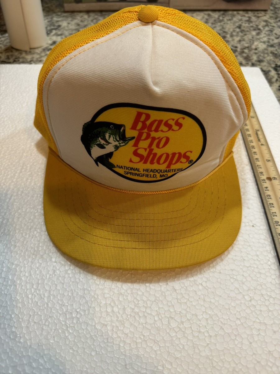 帽子 vintage made in USA Bass Pro Shops cap Vintage Bass Pro Shops Trucker Hat Mesh Foam Snapback Gray