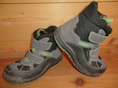 Ricosta Gabris 31 grau grün warm Winter Schuhe Boots Stiefel