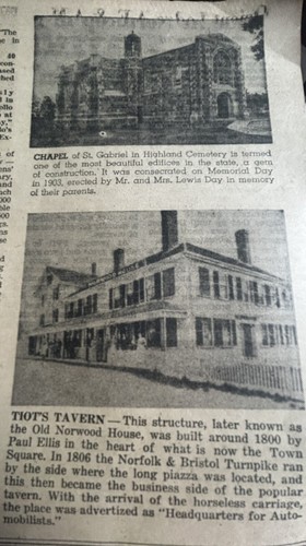 1872-1972 NORWOOD 100TH ANNIVERSARY COMMEMORATION AND CHRONICLE 94p History, Ads - Picture 15 of 18