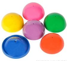 12 HUGE 2" PARTY POPPER JUMPING TOYS, TURN THEM INSIDE OUT AND WATCH THEM JUMP
